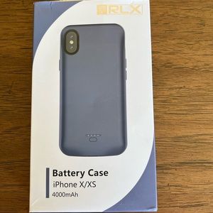 RLX Battery Case. Dark Blue. iPhone X / XS